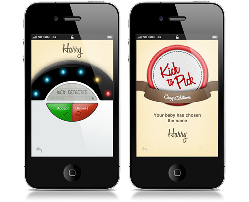 Aplicativo permite ao filho escolher o nome antes de nascer