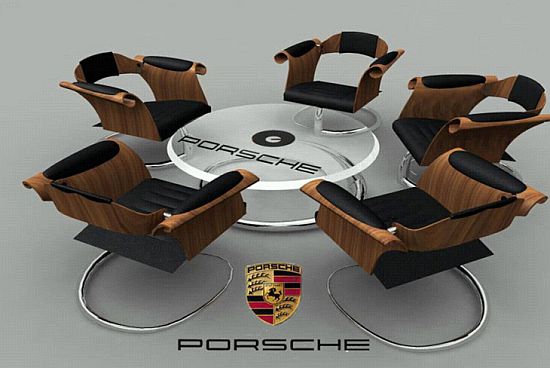 Cadeira exclusiva da Porsche