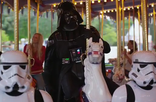 Darth Vader finalmente se diverte