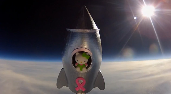 HELLO KITTY IN SPACE