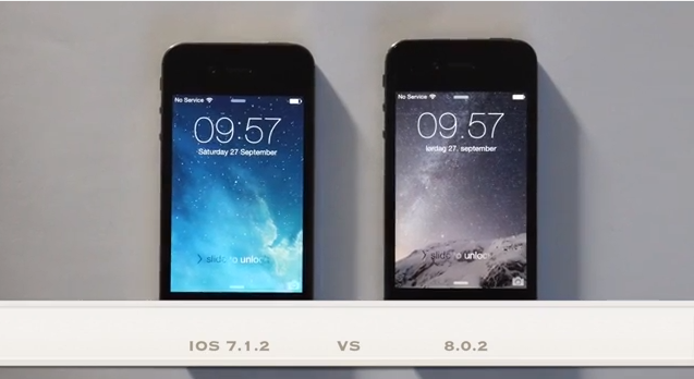 iOS 7.1.2 vs 8.0.2