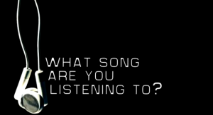 Que música você está ouvindo?